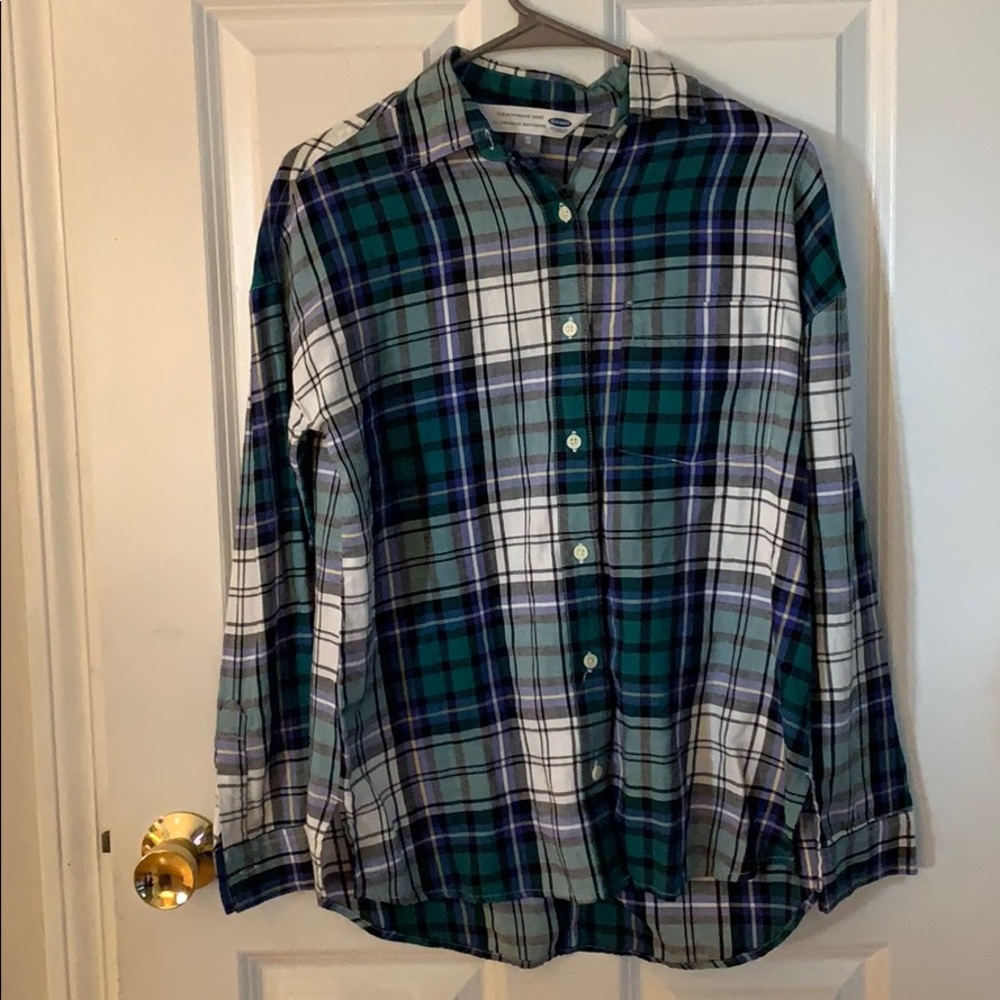 NWT old navy the boyfriend shirt